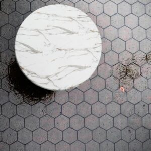 Tablero de mesa de MDF con acabado 3D efecto mármol Cover Marble Outdoor