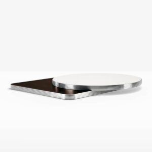 Tablero de mesa laminado aluminium edge de PEDRALI