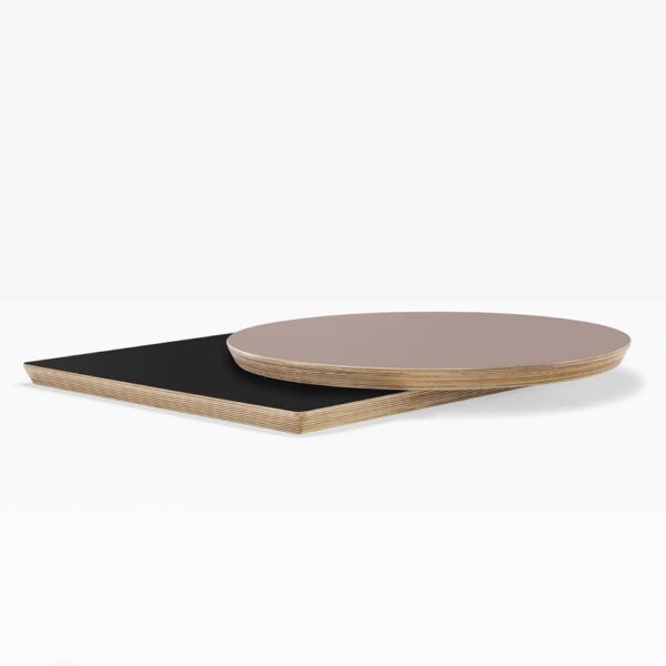 Tablero de mesa laminado plywood edge de PEDRALI