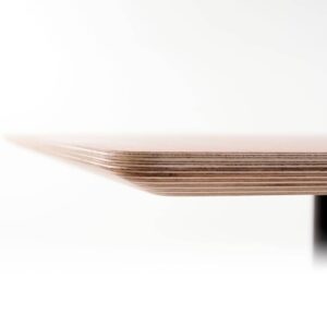Tablero de mesa multilaminado de abedul con chapa natural Multilam liso