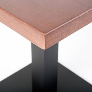 Tablero de mesa rechapado y canteado con madera natural H-Tres
