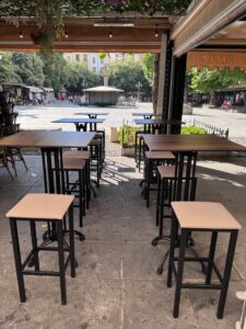 tablero compacto Finsa roble barrica exterior