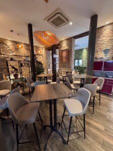 taburetes altos tapizados diseño contract Sitamon