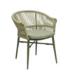 Sillón Melbourne cuerda Jade para exterior